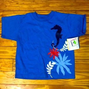 NWT new Nice t- shirt Mulberribush size 3T seahorse!